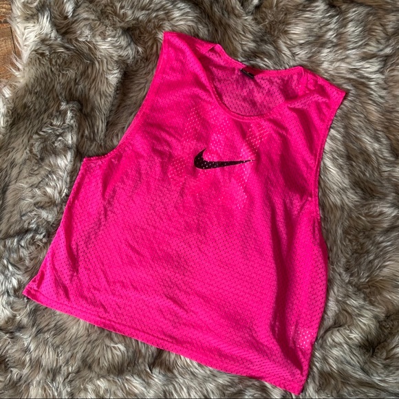 Nike Pink Training Vest Mesh Jersey top shirt - Picture 5 of 7